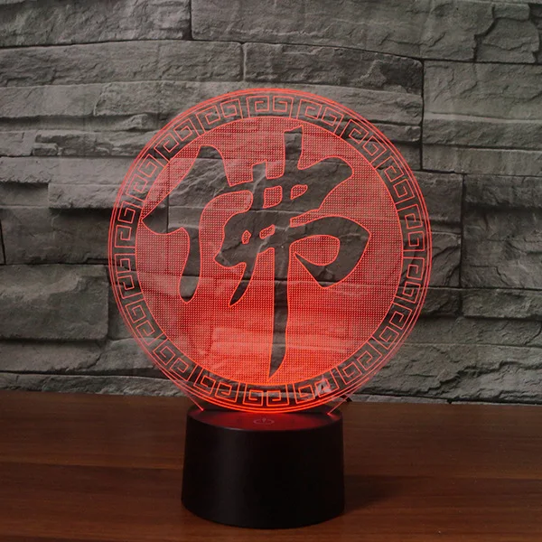 

Buddha Model 7 Color Led Night Lamps For Kids Touch Led Usb Table Lampara Lampe Baby Sleeping Nightlight Drop Ship