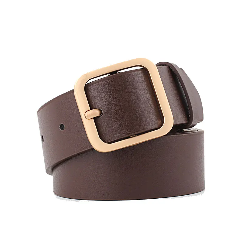 Синий Ladies Women Buckle Belt Dress Jeans Faux Leather Waistband Waist Belt TC21 - Цвет: Синий