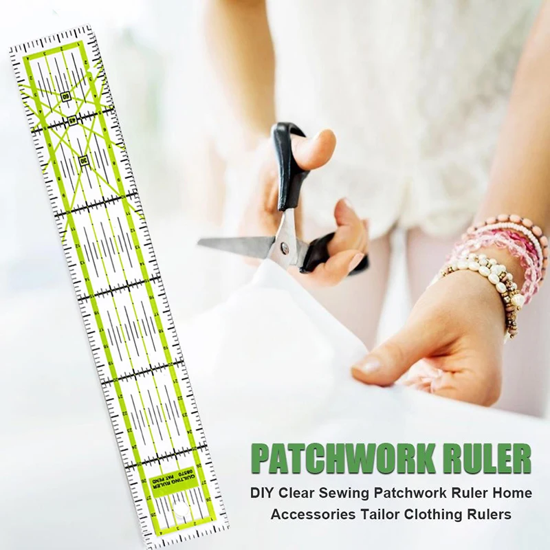 Sewing Ruler DIY Sewing Tools 5*30cm Multi functional Tailor Ruler