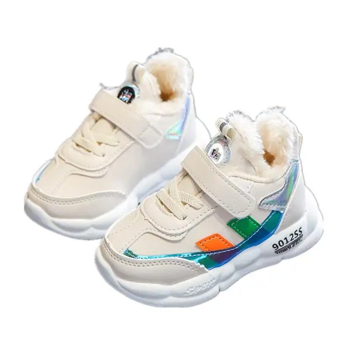 Winter Kids Shoes Ankle Boots Boys Fashion Boots Children Snow Boots Outdoor Girls Sneakers Warm Plush Boot