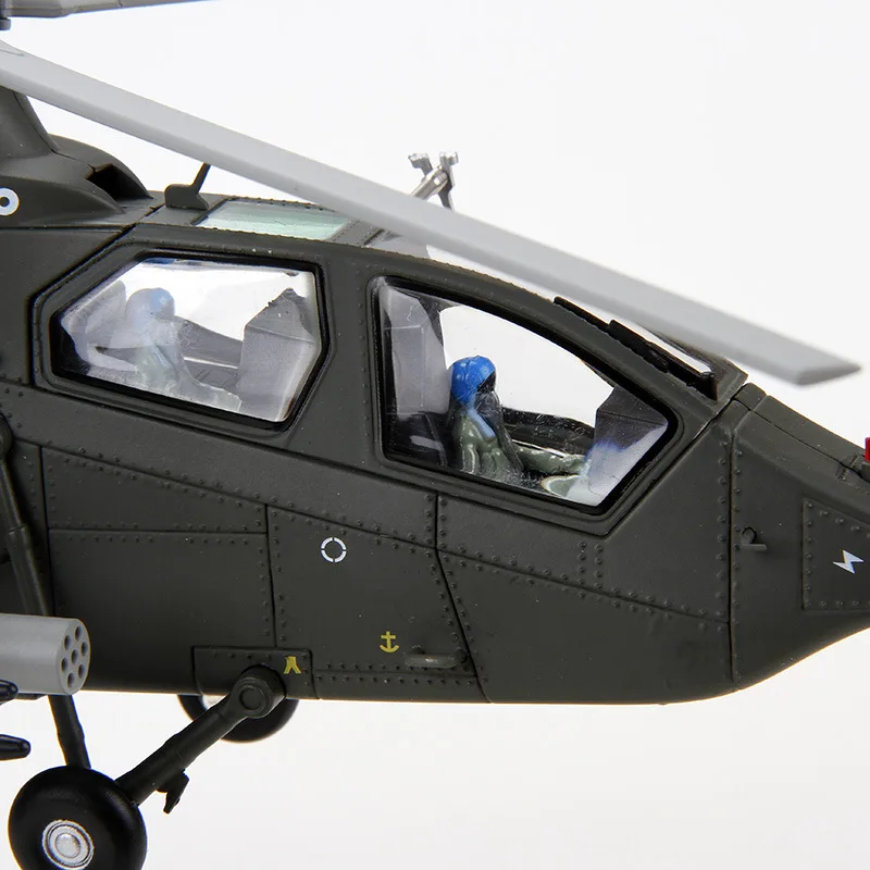 

Metal 1: 48 Straight 19 Helicopter Model Black Whirlwind Aviation Military Model Collection Decoration