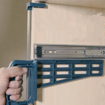 

Newest Universal Magnetic Drawer Slide Jig Set Mounting Tool For Cabinet Furniture Extension Cupboard Hardware Install Guide