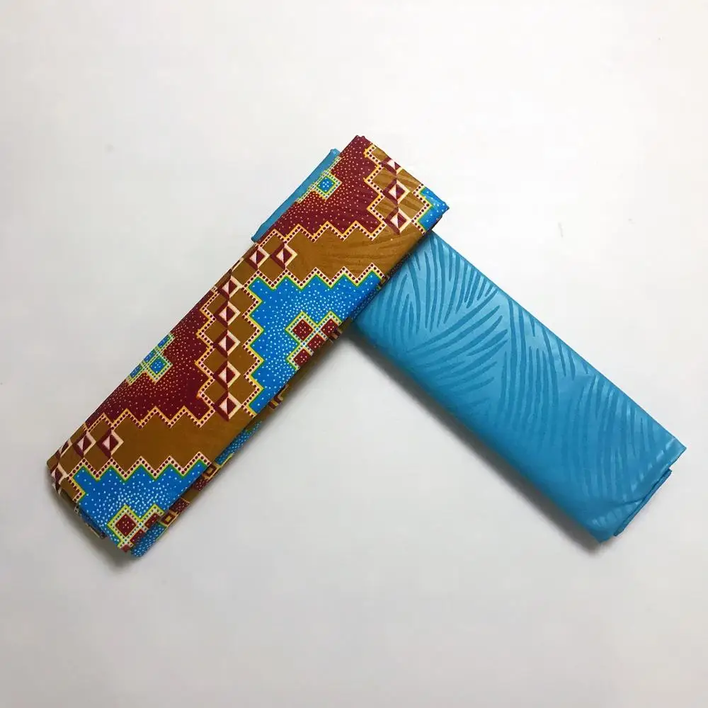 2+ 2 ярдов Chitenge Анкара ткань с принтом Полиэстер Гана Kente воск Африканский Kitenge печать восковая ткань для ткани AW30 - Цвет: 14