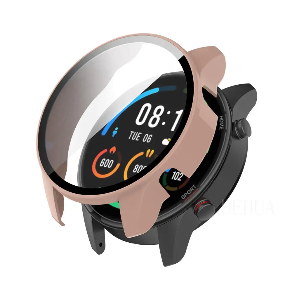 Enhanced Protective Case with Tempered Glass for Xiaomi MI Watch Color Sport - Clear