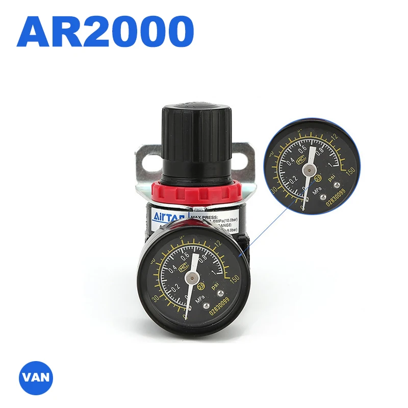 AR2000 пневматический мини-регулятор давления воздуха компрессор регулятор блоки