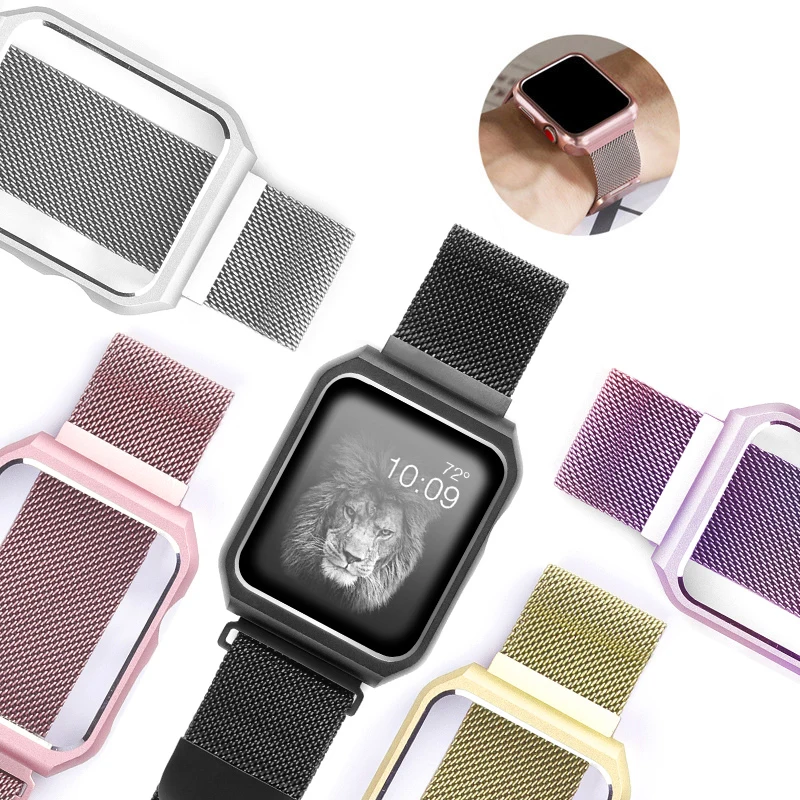 Ремешок для Apple Watch Sase 44 мм 40 мм correa iwatch ремешок 42 мм 38 мм 5 4 3 Миланская петля браслет из нержавеющей стали аксессуары