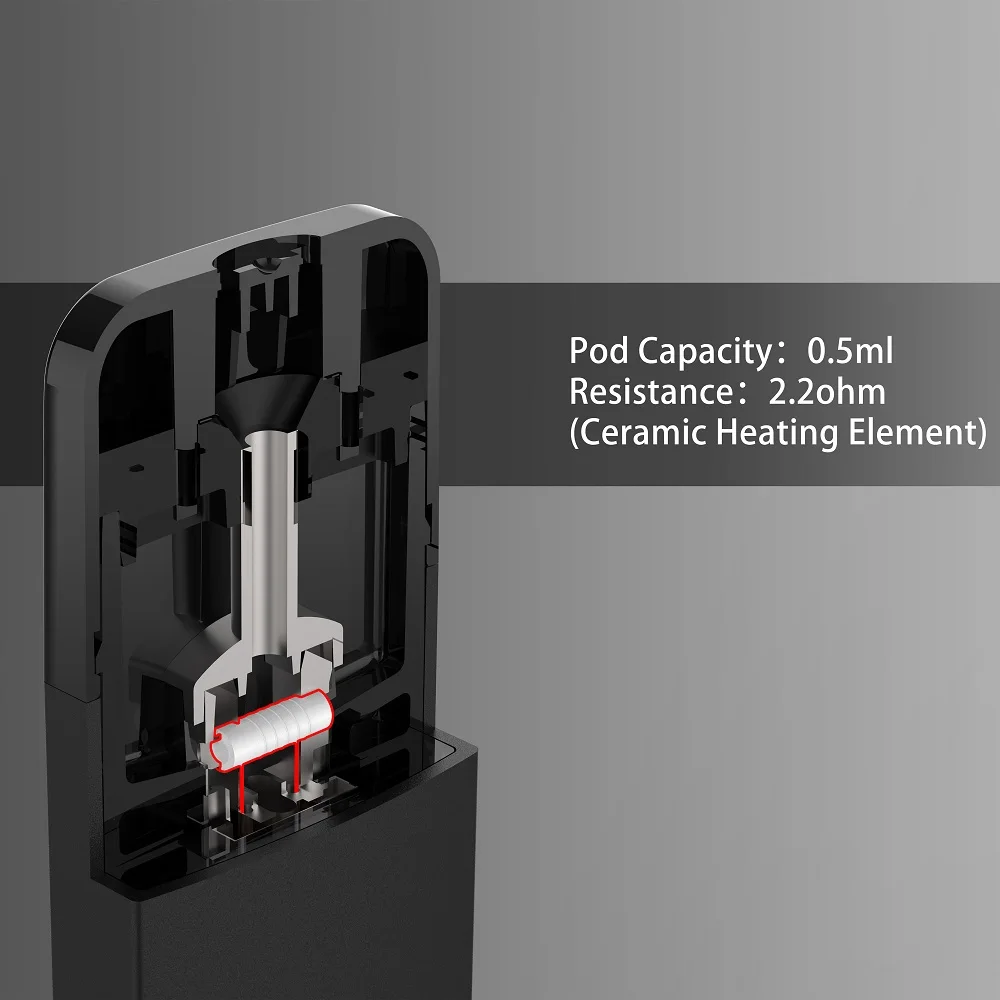 20pc Disposable Vape Pen 280mAh 0.8ML Tank Vaporizer Ceramic Coils Refill Cartridge 2.2ohm Atomizer