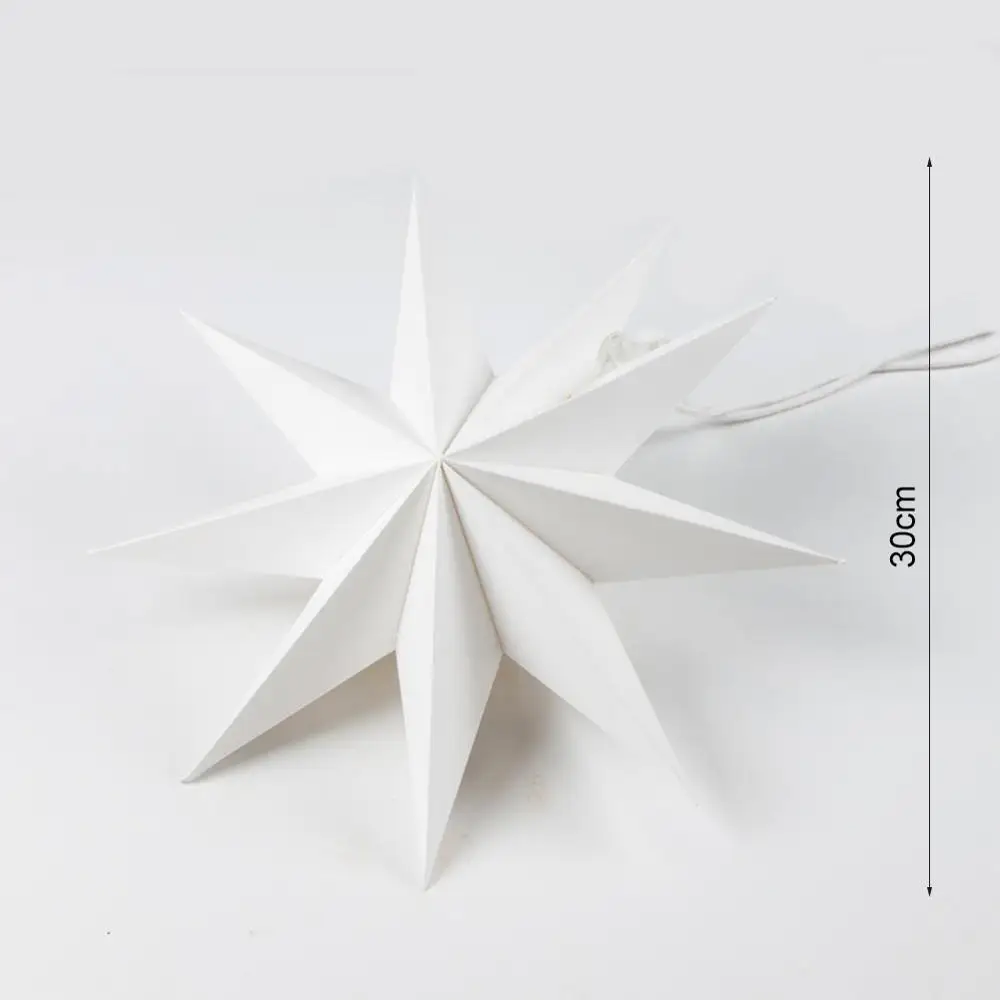 Фотообои 3D 30 см 9 углов 1 шт.|star lantern|star starstar paper lantern |