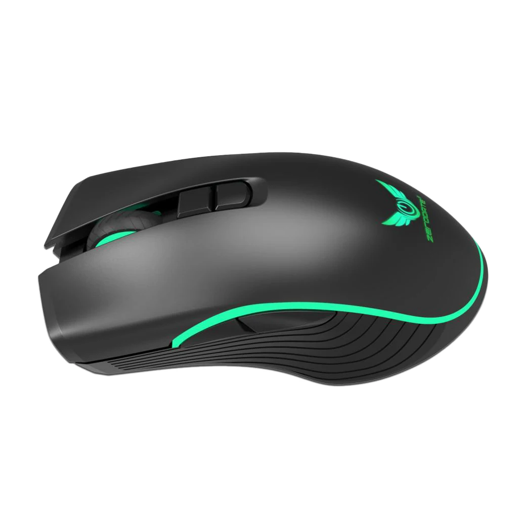 Rechargeable 2.4Ghz Wireless Led Light Gaming Mouse Optical Mice For Computer Laptop Desktop PC Mouse Mice with USB Receiver