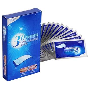 

12pcs/box Tooth Whitening Dry Tooth Paste Bleaching Tooth Sticky Gel Whitening Strip High Elastic Oral Care Hygiene Toothpaste