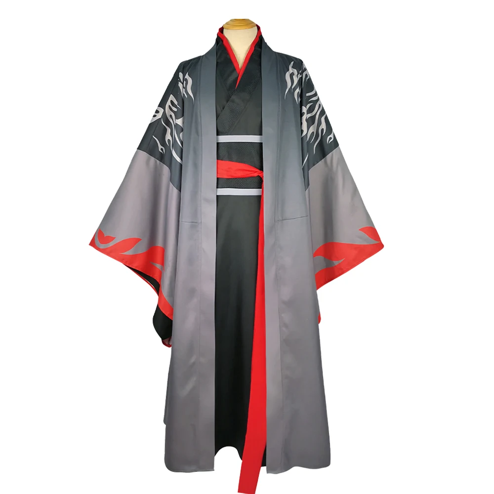 Eraspooky Mo Dao Zu Shi Косплей Wei Wuxian Yiling патриарх Грандмастер демонического культивирования костюм Lan Wangji парик обувь