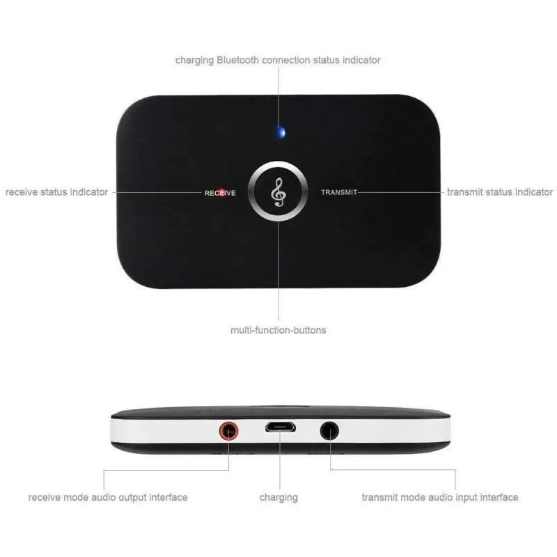 2в1 Bluetooth передатчик и приемник беспроводной A2DP стерео аудио адаптер Поддержка стерео кодека