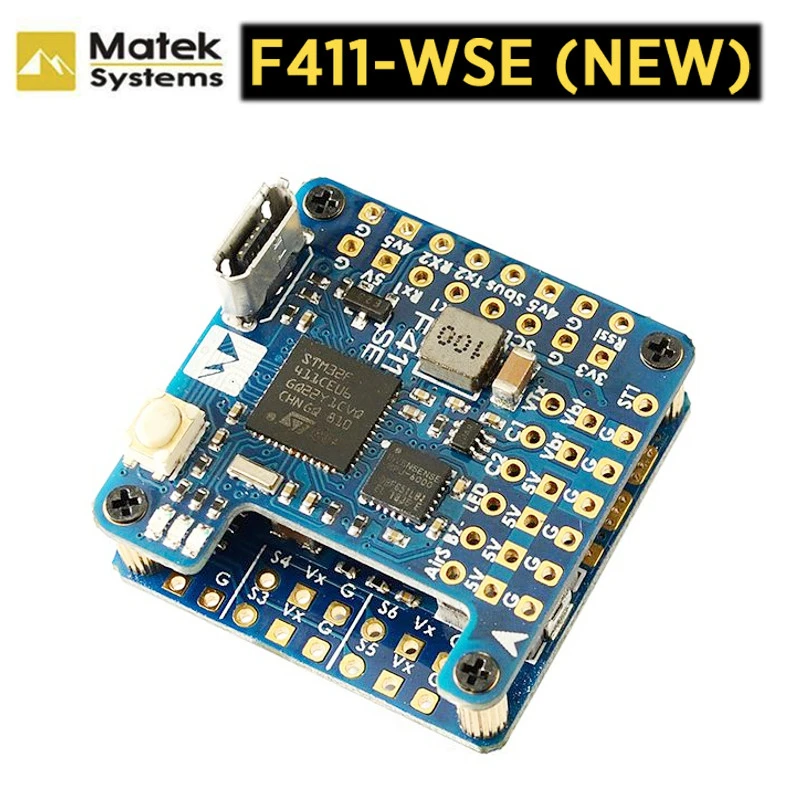 MATEK F411 WSE MPU6000 BMP280 OSD 78A Датчик тока 2 6S INAV Контроллер полета для радиоуправляемого