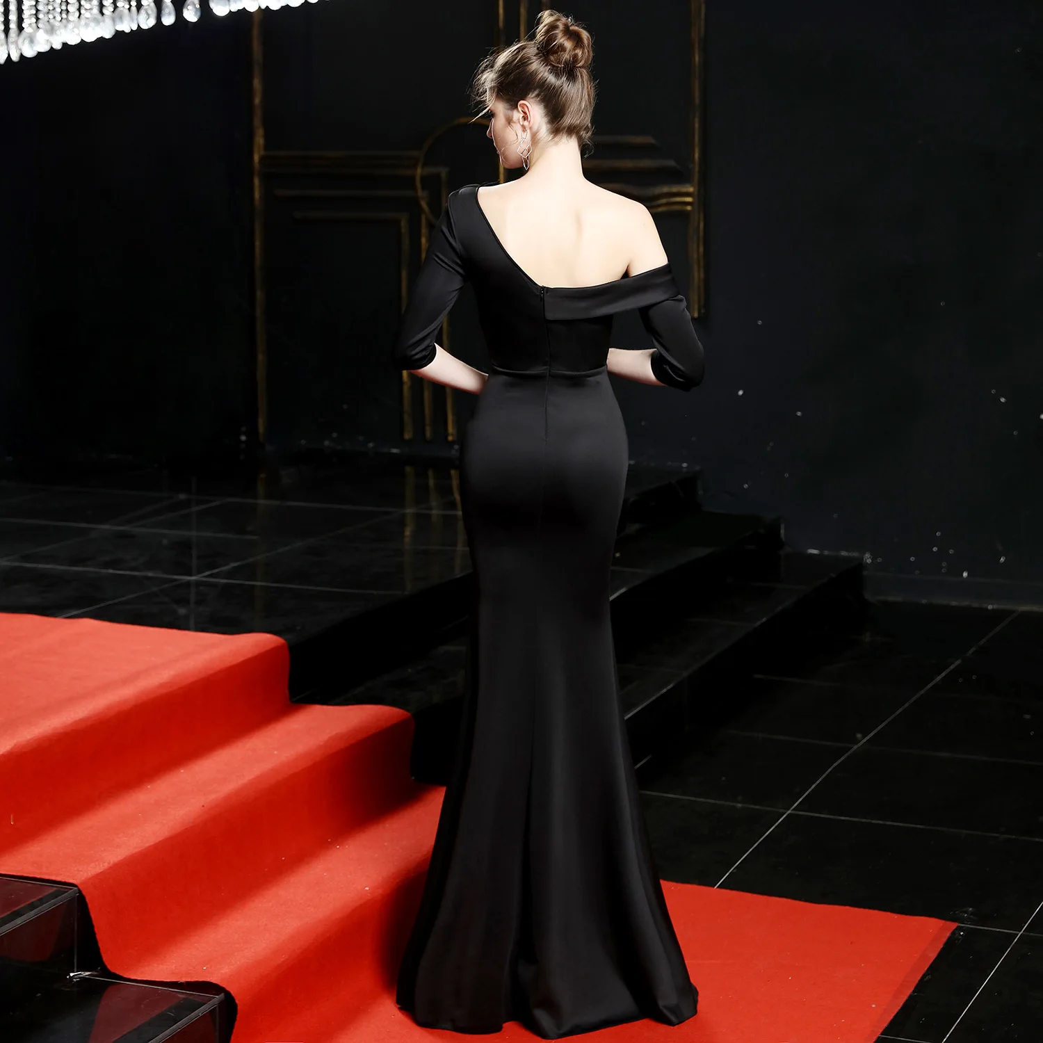 Women Long Maxi Dresses Bohemia Solid Print Ethnic Summer Beach Female Stylish Style Dress Backless Slim Long Party Dresses