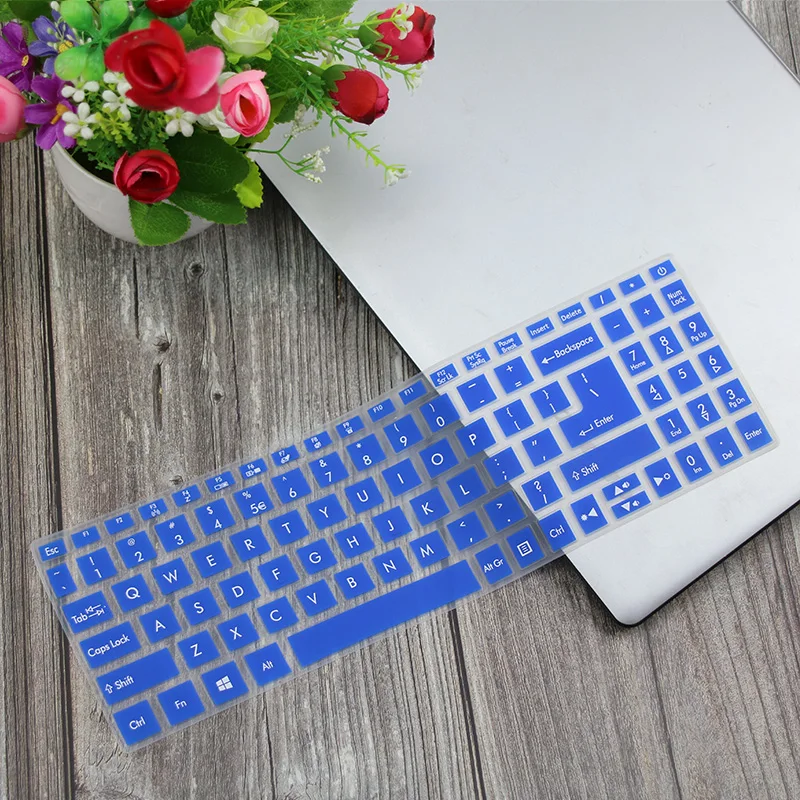 blue Клавиатура ноутбука кожного покрова для acer Aspire 3 A315-55G A315-55 A315 55 55 г/Aspire 5 A515-55G A515-55 A515 55G 15,6 дюймов - Цвет: blue