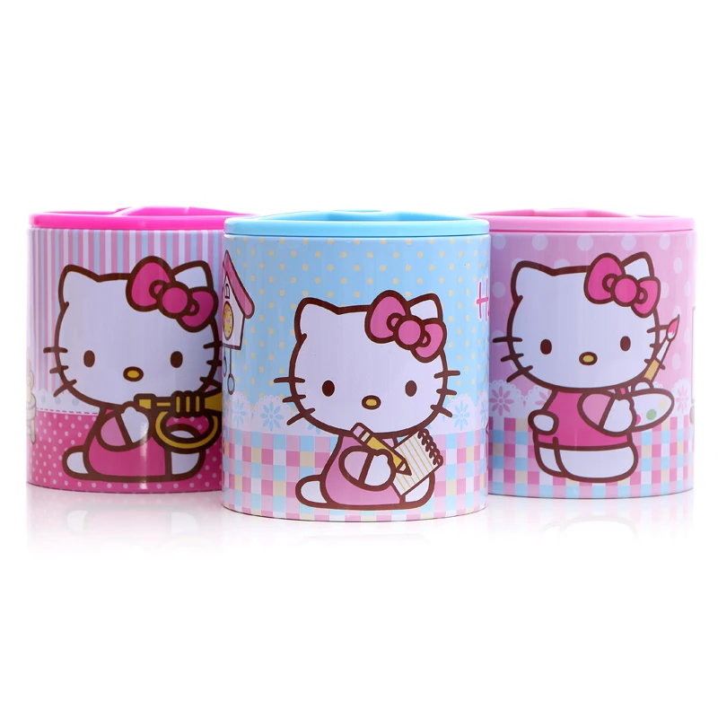 TOPSTHINK держатель для карандашей hello kitty милый круглый рабочий стол Органайзер