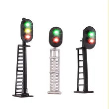 

DIY 1:87 Scale Ho Railway Train Miniature Traffic Light Signal Model Lamp 3V Model Making Architecture Building Railroad Layout