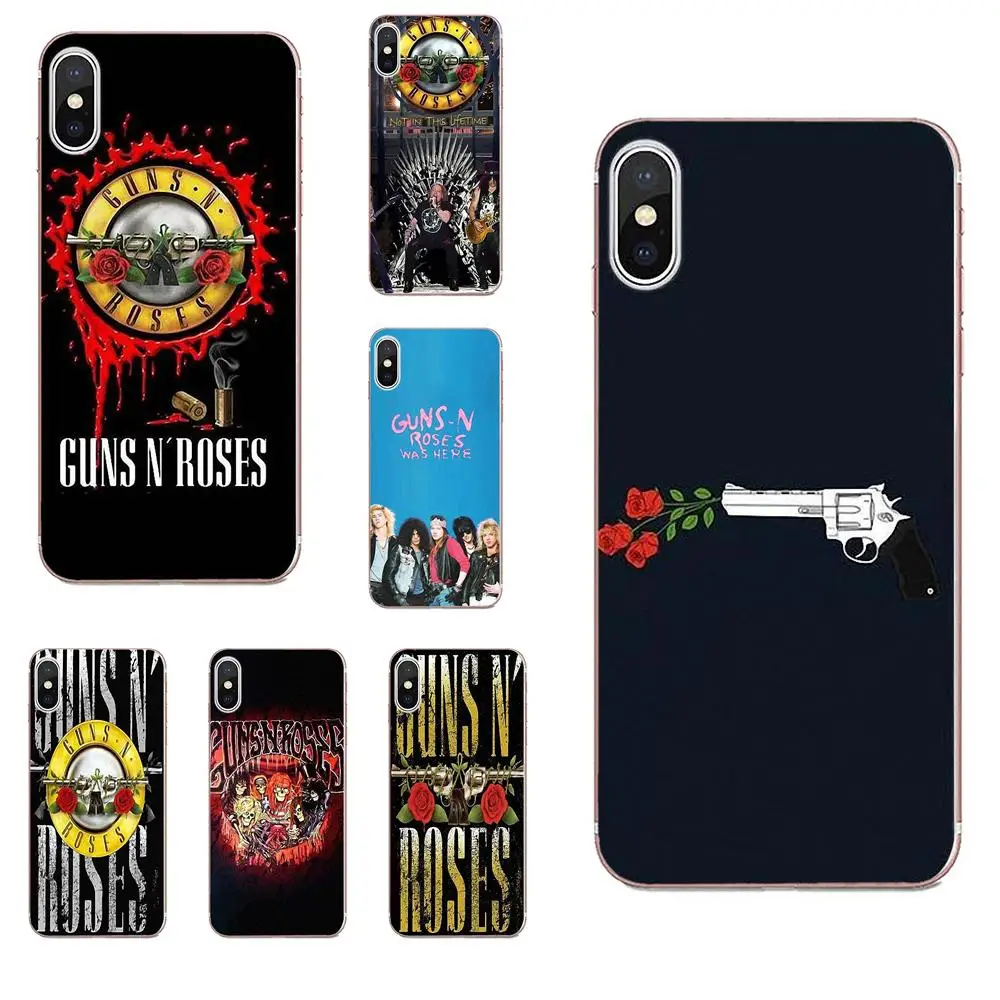 Силиконовый чехол для LG G3 G4 G5 G6 G7 K4 K7 K8 K10 K40 K50 Q6 Q60 V10 V20 V30 V40 Nexus 5 5X 2017 Guns N Roses |