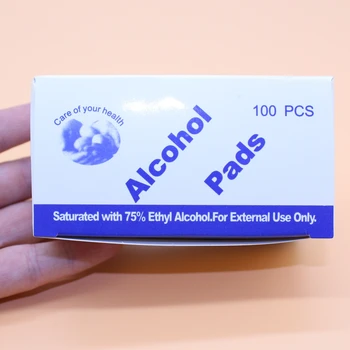 

100Tablets/Pack 75% Alcohol Wipes Padsl Hand Sanitizer Antibacterial Portable Hand Towel Disinfection Wipes Antiseptic Cleanser