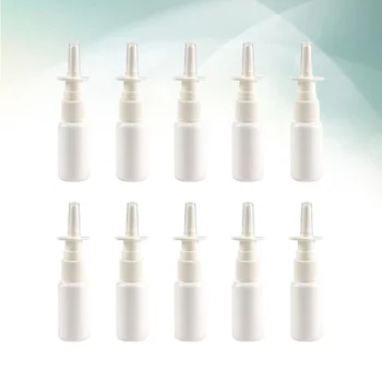 

10pcs 10ml Portable Mini Refillable Spray Bottle Plastic Nasal Sprayer Makeup Tool for Home Travel