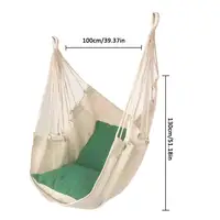 Summer Swing Canvas Hammock Indoor Courtyard Leisure Entertainment Hanging Chair Suitable For Adults And Children 2