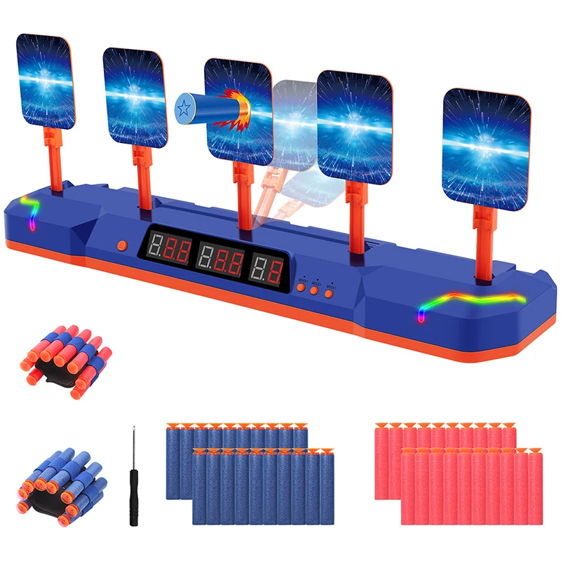 

Точная цифровая электрическая мишень с автоматическим сбросом, игрушки N-Strike, электронная мишень для стрельбы, уличная спортивная игра