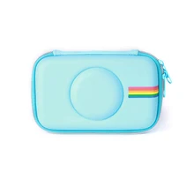 Красочная Высококачественная сумка из искусственной кожи для камеры Ретро защитный чехол для Polaroid Snap Touch модель камеры s(только чехол) синий