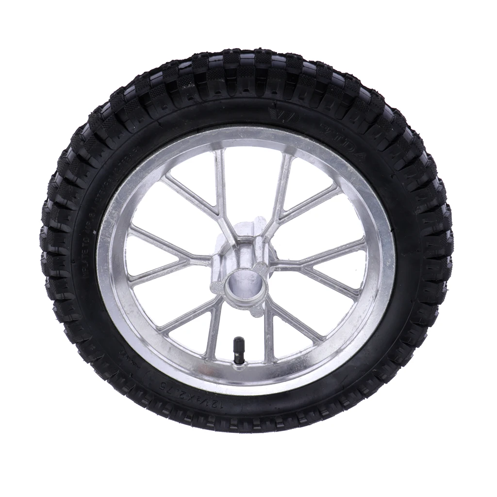 ATV Go Kart Tires and Rims 12.5 - 2.75 Rear for Buggy, ATV Quad Bike, Motor Bike 49cc