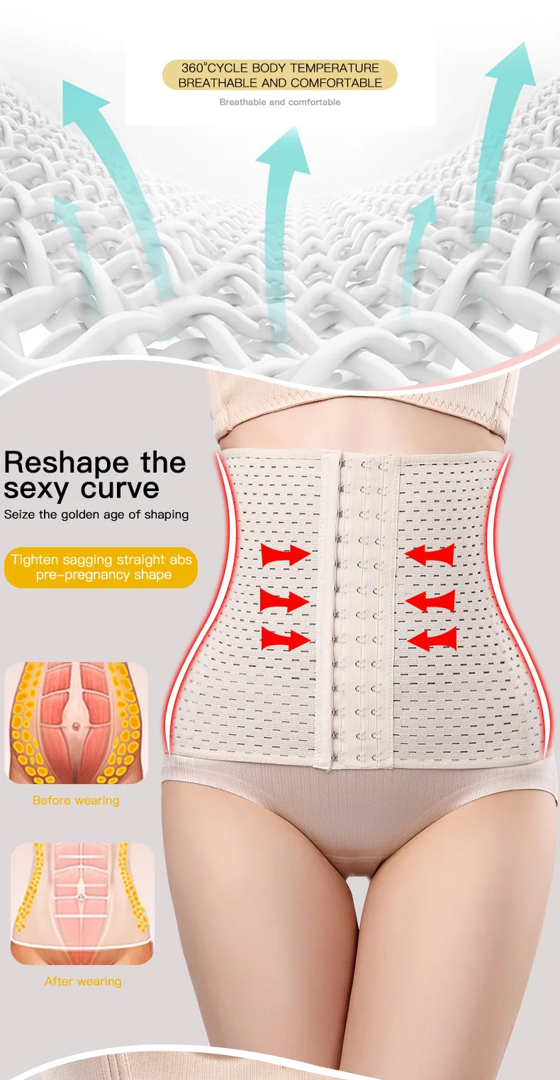 best shapewear Xs-6xl Waist Trainer Body Shaper Body Shapewear Women Belly Tightening Slimming Sheath Woman Flat Belly Corset Slimming Corset shapewear for dresses