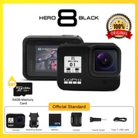Videocamera GoPro HERO 8 nera impermeabile originale 4K Ultra HD Video 12MP foto 1080p Streaming Live Go Pro Hero8 Sports Cam