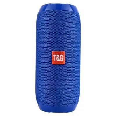 blue Беспроводной динамик TG117 портативный Bluetooth динамик 10 Вт мощные беспроводные колонки HIFI Soundbox для компьютера ПК смартфона - Цвет: blue
