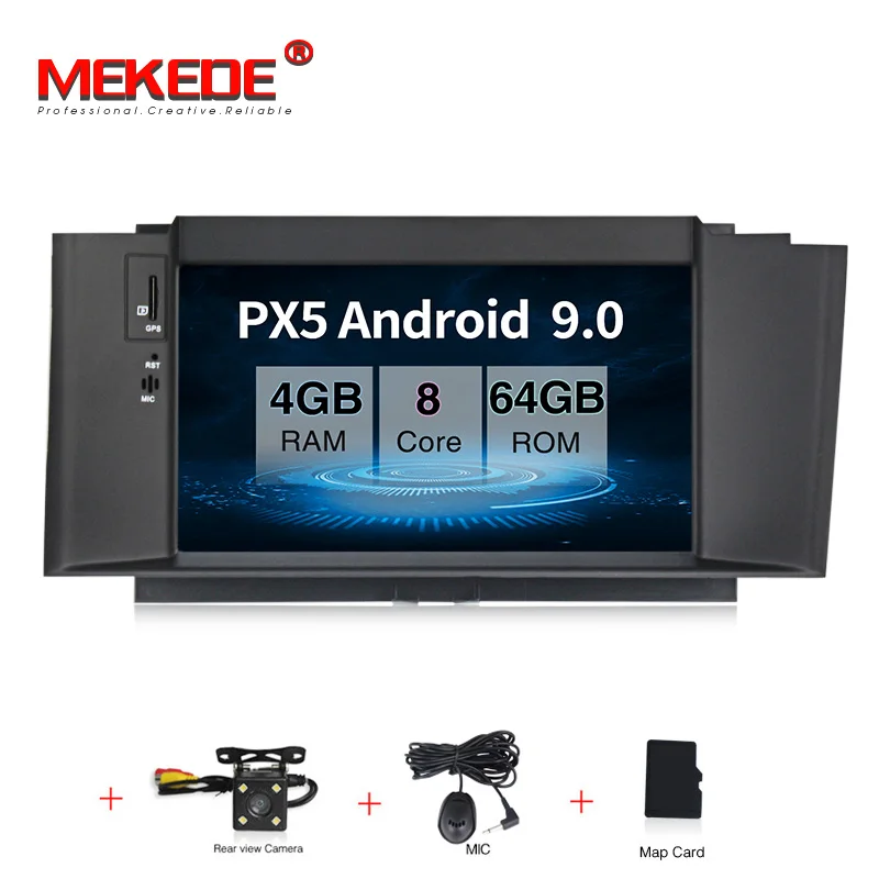 Продукт продаж! android 9,0 автомобильный gps-навигация, dvd-плеер для Citroen C4 C4L DS4 2011- 4 Гб ram 64 Гб rom радио navi плеер - Цвет: add camera