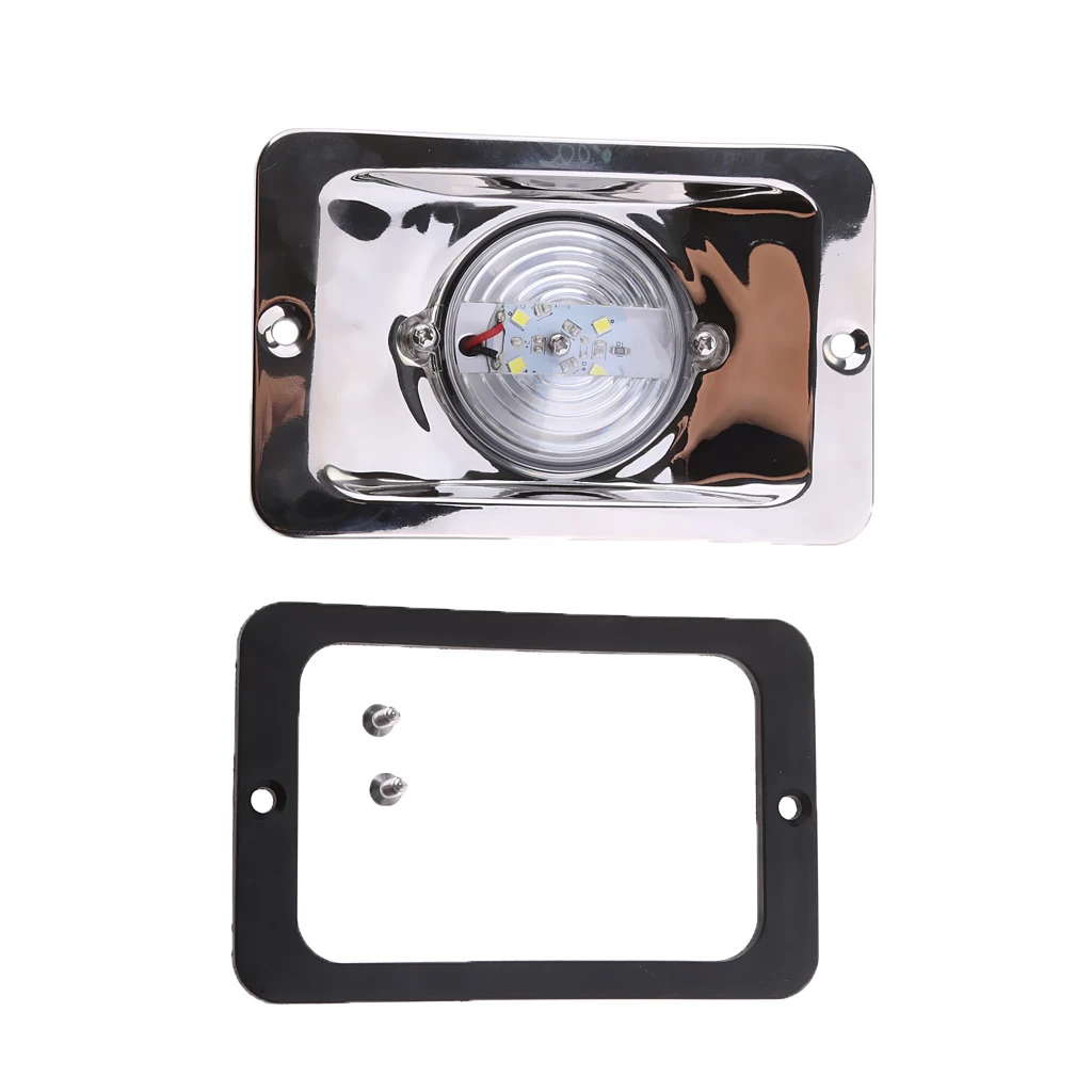 White Boat Underwater Stern Navigation LED Light 2.2W Waterproof Crashproof