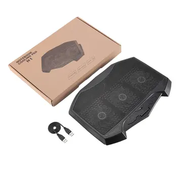 

Lightweight 3 Big Fan 2 USB Laptop Cooler Cooling Pad Base Notebook Cooler Computer USB Fan Stand H1 For Laptop PC Video 15.6"