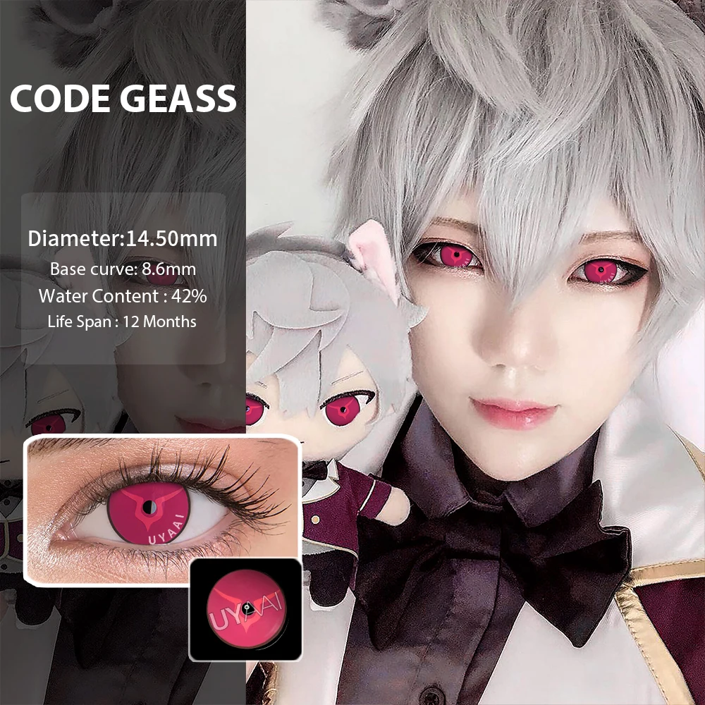 Changing code geass cosplay contacts