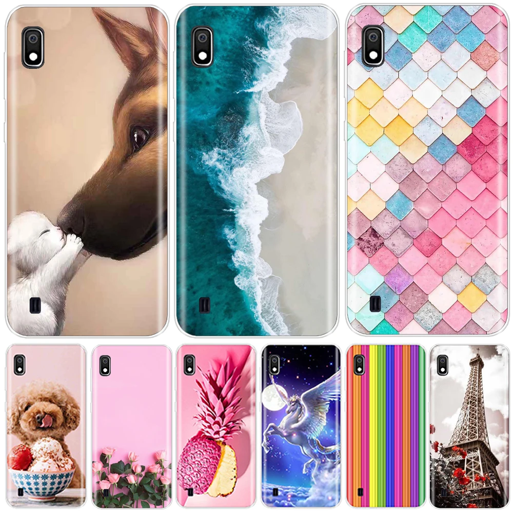 Чехол для samsung Galaxy A10 чехол из ТПУ силиконовый A 10 SM-A105F A105 A105F 2019 телефона Capa 3D |