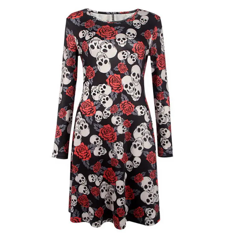 Санта Клаус Navidad ciervos mujeres vestido Otoo Invierno nueva moda Сексуальная элегантная уличная одежда vestido de fiesta - Цвет: 0166-guloutou