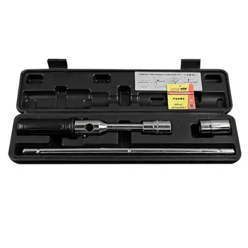 

4pcs Connecting Rod + Handle + Socket + Case Portable Combined Tire Wrench Spin Handle Cross Wrench Auto Tool