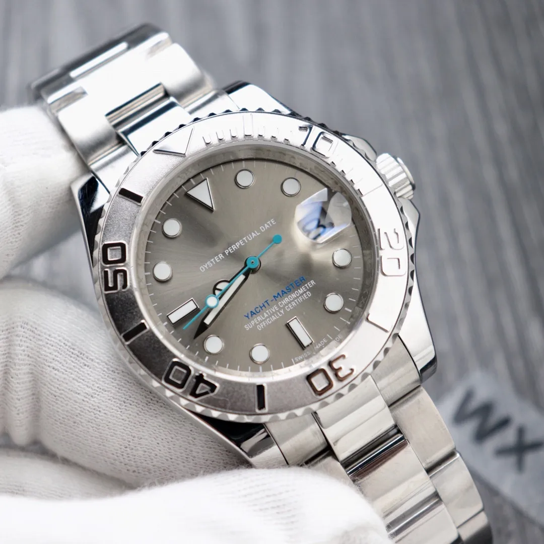 Rolexable Luxury Brand Men Automatic Sapphire Mechanical Watch Men Calendar 40mm High Quality 904L