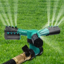 360° Automatic Rotating Lawn Sprinkler Garden Water Sprinkler Irrigation Garden Lawn Irrigation ABS Sprinklers Nozzle