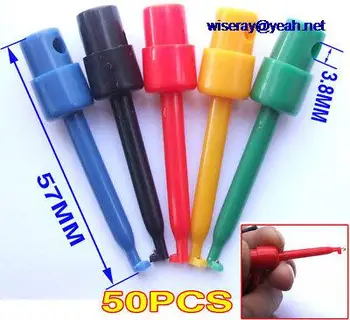 

DHL/EMS 500PCS 5 color SMD PCB IC Test Probe Test Hook Clip plug-A8
