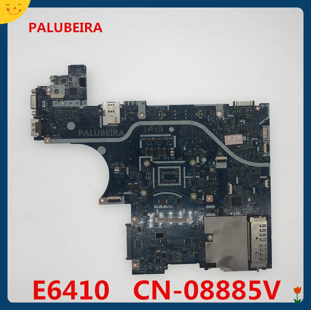 Free shipping E6410 motherboard LA-5471P QM57 DDR3 00H12D CN-08885V 08885V For DELL E6410 Laptop Motherboard tested work
