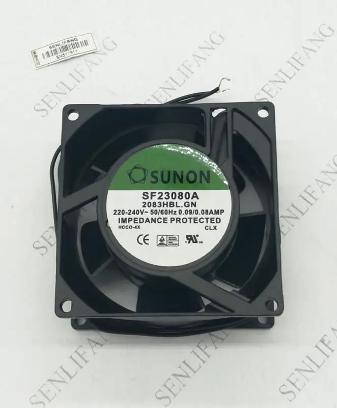 Бесплатная доставка оригинальный вентилятор SUNON SF23080A 2083HBL. GN 8038 220V 8 см вентилятор