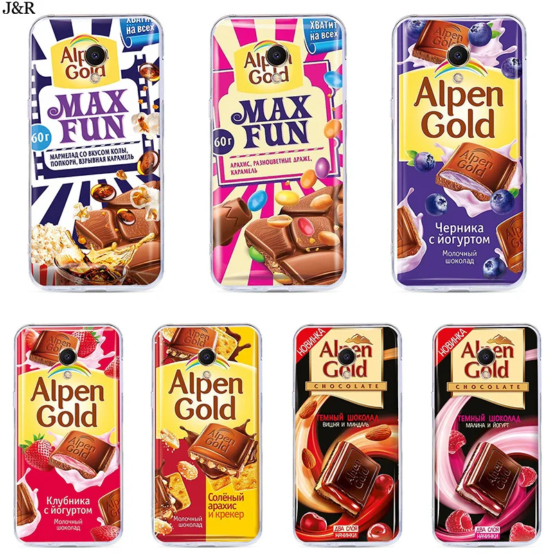 

J&R Phone Case For Meizu C9 C9 Pro Cases Cute Chocolate Cartoon Tpu Soft Silicone Printing Cover For Meizu C9 Pro Back Cover