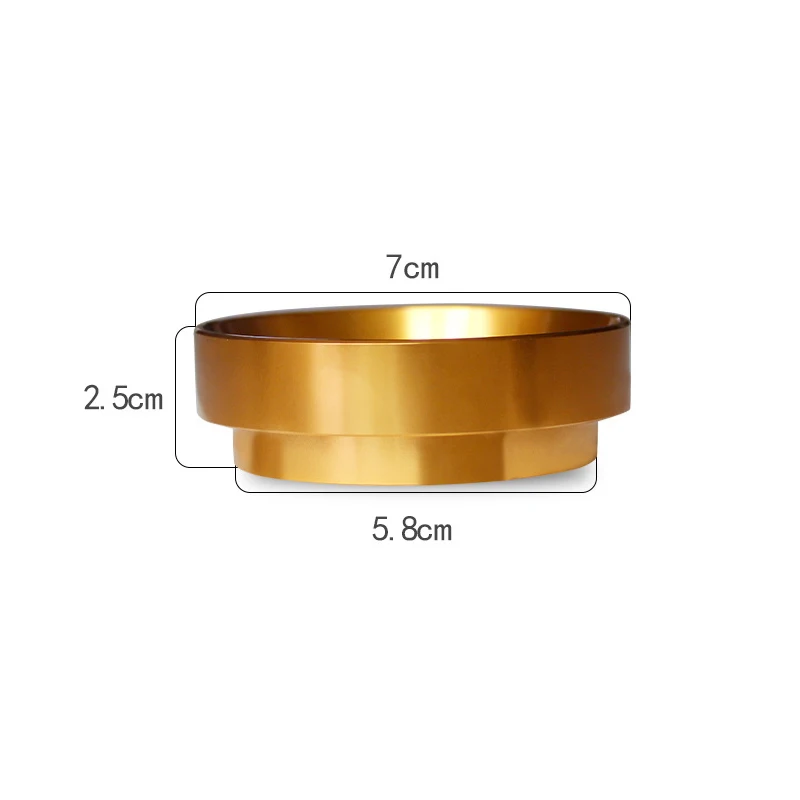 Алюминиевое кольцо для сеточка для заваривания чая чаша кофе порошок эспрессо инструмент для 57,5/58/58,35 мм профильтр кофе Темпер