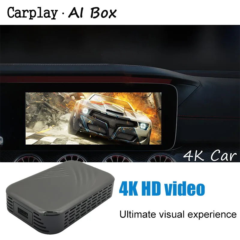 Для Apple Carplay AI Box TV Plug and Play Автомобильная развлекательная система для Toyota Audi VW Benz Ford