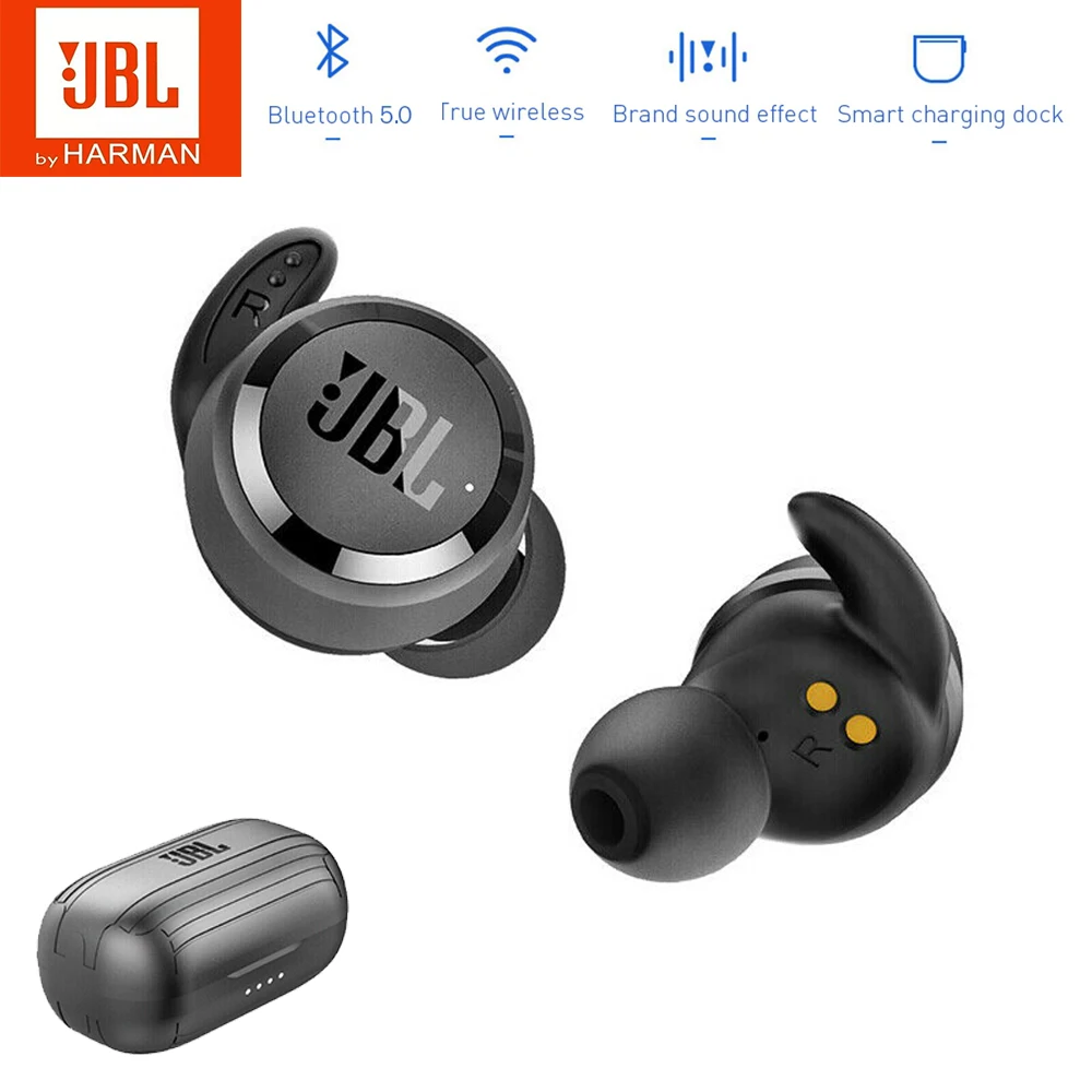 JBL T280 наушники вкладыши TWS True Беспроводной стерео Bluetooth гарнитура спортивные с