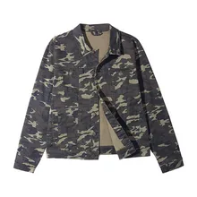 Camouflage Denim Jacket Men - Men's 