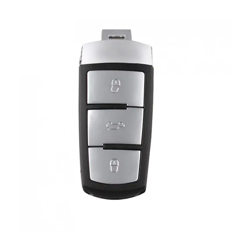 1PCS 434MHZ 3 BUTTONS KEYLESS UNCUT FLIP SMART REMOTE KEY FOB WITH ID48 CHIP FIT FOR VW PASSAT B6 3C B7 MAGOTAN CC 2006-2011