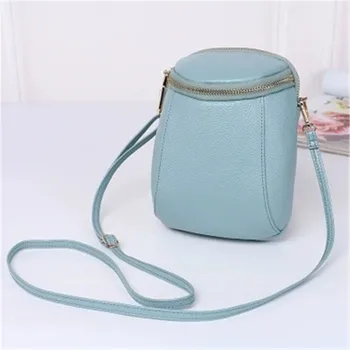 

Leather Bag Handbags Mobile Phone Bag Bag Korean Version of the Leather Phone Bag Bag